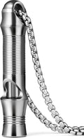 TISUR Titanium Emergency Whistle, EDC Safety Whistles Necklace Loud up to 120db by TISUR