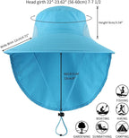 Home Prefer Outdoor UPF50+ Sun Hat Wide Brim Mesh Fishing Hat - Image 2