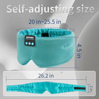 Sleep Mask Bluetooth 5.4 Headphones Soft Wireless Headband Eye Mask Blackout - Image 6