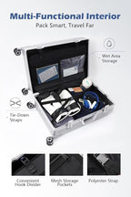 HotWay Carry On Luggage with Aluminum Frame, 20 Inch PC Hard Shell Suitcase - Image 5