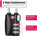 ZHEGE TSA Cable Luggage Lock Small Padlock - Image 3