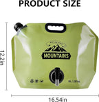 Collapsible 8L Water Storage Bag, BPA-Free Portable Folding Water Jug - Image 2