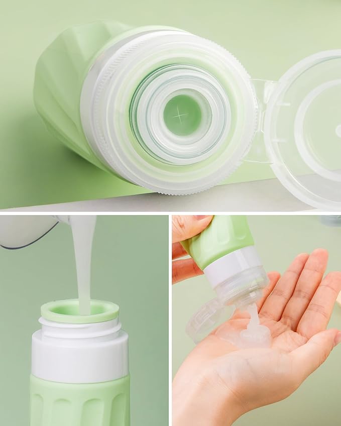 Travel Bottles for Toiletries, Travel Size Toiletries 10 Pack, Tsa Approved - Image 2