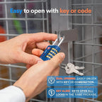 Forge Dual-Opening: Key or Combination Access Lock, TSA Approved Locks - Image 3