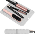Oversize Silicone Heat Resistant Mat for Curling Irons, Flat Irons, Hair Straighteners and Hot Hair Styling Tools, Portable Hot Tools Cover Pad for Travel Vanity Salon(14.2" x 11.0")