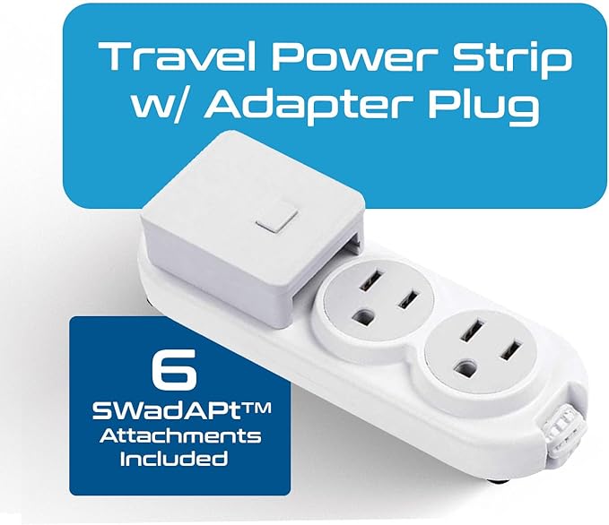 Ceptics Travel Power Strip W/ Adapter Plug Set - Image 6