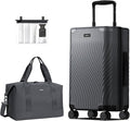 ECOHUB Hardside Expandable Carry On Luggage, Lightweight Small Hardshell Travel by ECOHUB
