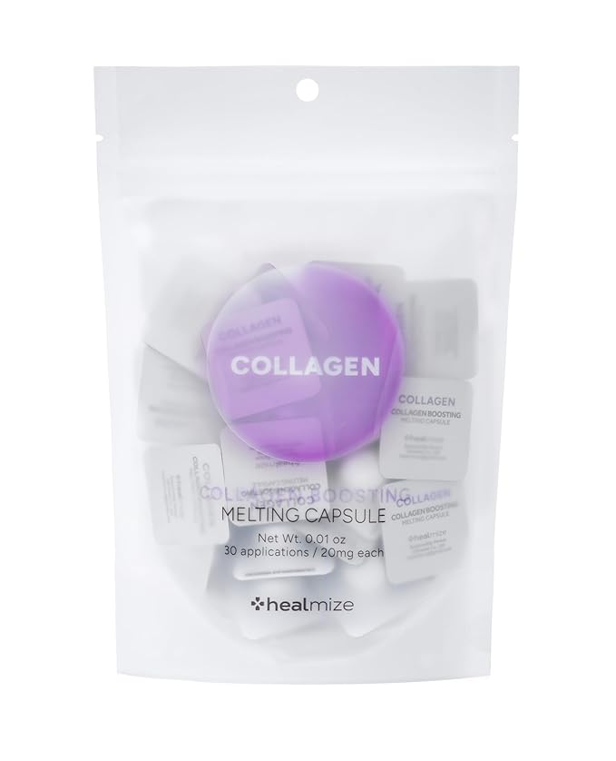 Collagen Boosting Melting Snowball Capsule (30ea) – 660,000ppm Hyaluronic Acid & 261,905ppm Hydrolyzed Collagen – Firm, Smooth, and Hydrated Skin – Freeze-Dried Capsule for Elasticity & Glow