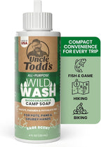 Uncle Todd's Wild Wash Biodegradable Soap, Camping Soap Ideal by UncleTodds