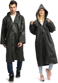 Opret 2 Pack Raincoats for Adults Reusable, EVA Rain Ponchos Lightweight Rain by Opret
