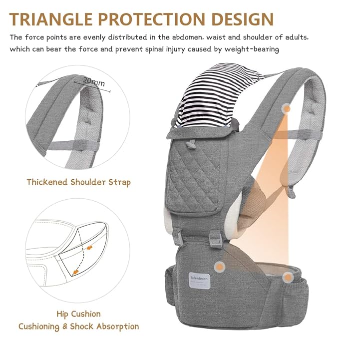 Baby Carrier, 6-in-1 Newborn to Toddler, Carrier - Image 6