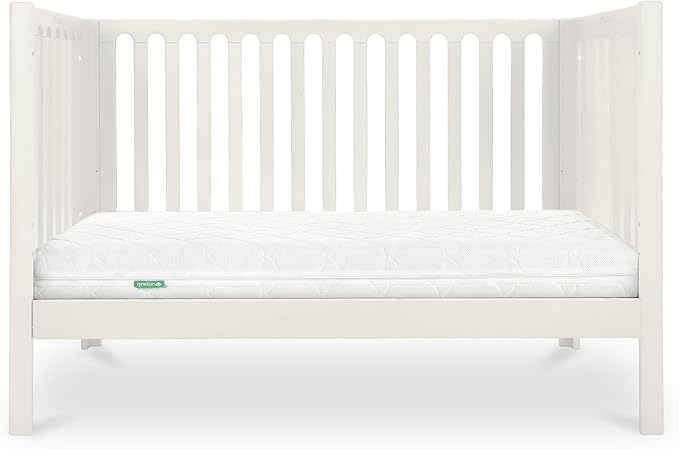 Newton Baby Galileo Standard Crib, Solid Beech Wood in Warm White Color - Image 8