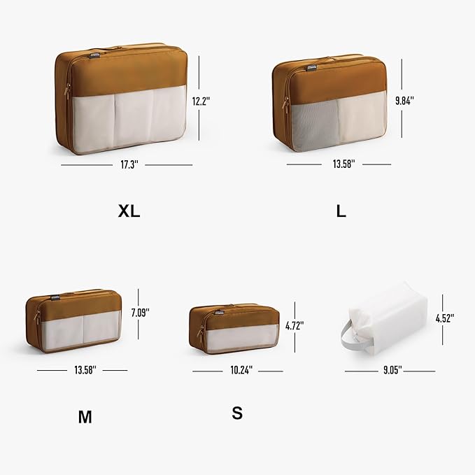 6 Set Compression Packing Cubes - Image 4