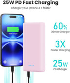 Portable Charger Power Bank 40, 800mAh 25W Fast Charging USB C Portable Charger - Image 2