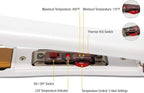 Redline Professional 1" Flat Iron, White Hair Straightener