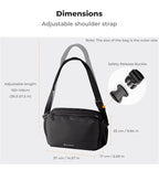 K&F Concept 2 in 1 Sling Bag Everyday Shoulder Bag & Multifunction Photography - Image 6