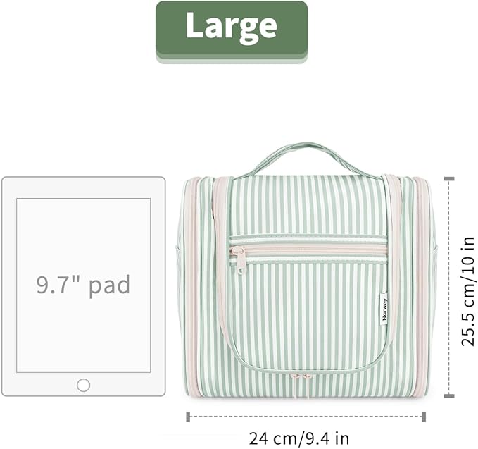 Narwey Striped Hanging Travel Toiletry Bag - Image 7