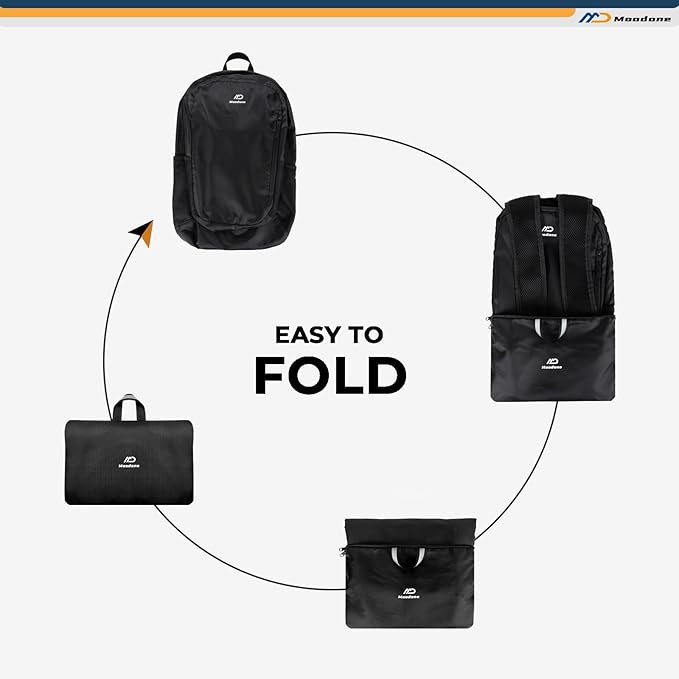 Lightweight Packable Hiking Backpack, 30L Back Pack Travel Outdoor Waterproof - Image 3