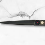 Scissors for Haircutting Professionals - Matte Black Finish - Long Lasting, Sharp Edge for Easy Hair Cuts - 440C Stainless Steel (5.5 Inches)