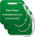 Custom Metal Luggage Tags by Legit3D