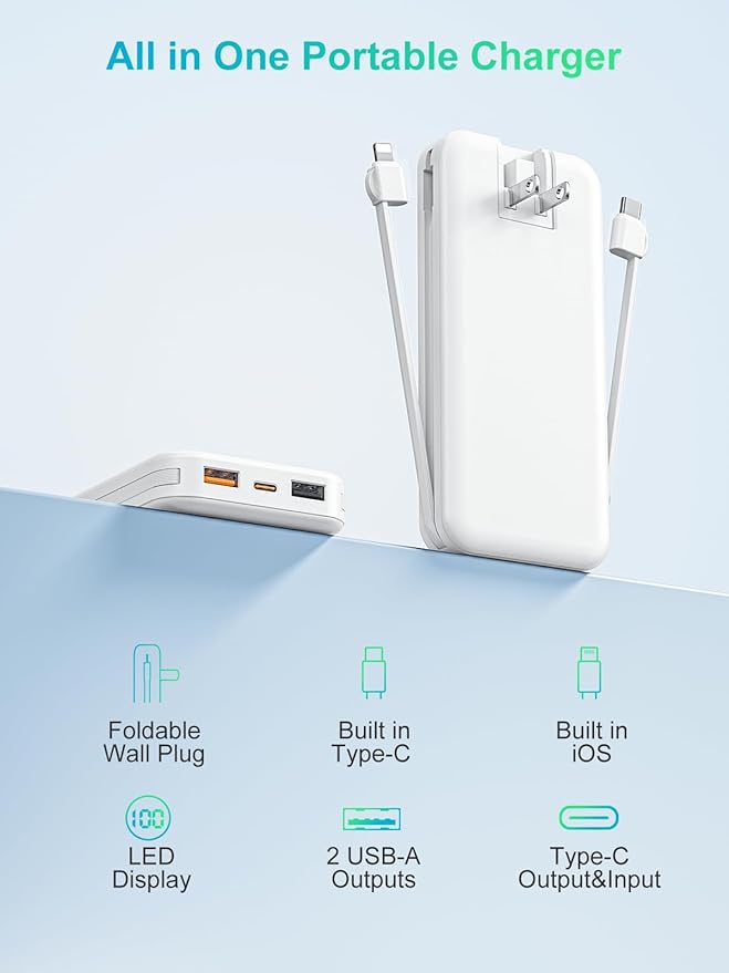 Portable Phone Charger, 12000mAh 22.5W Fast Charging Power Bank - Image 9