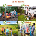 13 PC Grilling and Camping Cooking Utensils Set for The Outdoors BBQ (Brown Lite)