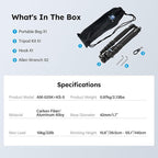 SIRUI Carbon Fiber Travel Tripod - Image 9