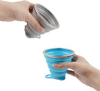 2 Pack Silicone Collapsible Travel Cup - Image 3
