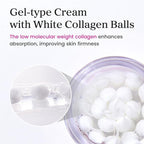 YADAH Collagen Hydra Core Cream – Capsule Filler Cream Moisturizer with 10 Types of Hyaluronic Acids, 1000ppm Low Molecular Collagen & Ceramide, Deep Hydration for Sensitive Skin, 1.76 oz