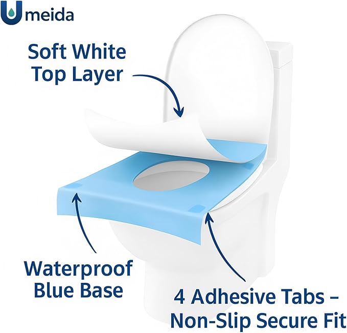 50 Count Disposable Toilet Seat Covers - Image 4
