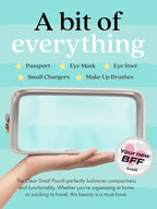 Clear Makeup Bag Zipper Pouch, Transparent Cosmetic Case Organizer, TSA - Image 3
