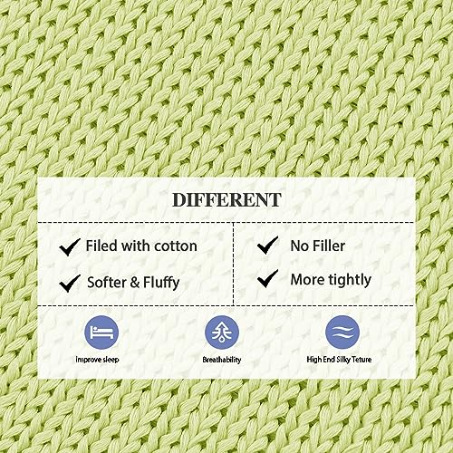 Knitted Weighted Blanket (35-mint Green / 50" x 60" | 10lbs)