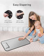 Babebay Portable Diaper Changing Pad, Waterproof Foldable Travel Changing Mat - Image 4