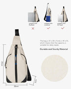 WATERFLY Small Crossbody Sling Backpack Anti Theft Backpack - Image 2