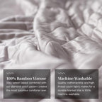 LUXOME Lightweight Blanket | 100% Rayon from Bamboo Fabric & Fill | King/Cal - Image 4