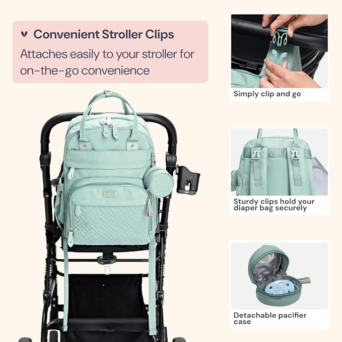 BabbleRoo Diaper Bag Backpack - Image 7