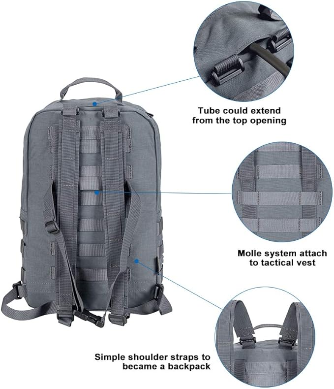 EXCELLENT ELITE SPANKER Outdoor Hydration Backpack Bundle Packs Water Bladder - Image 4