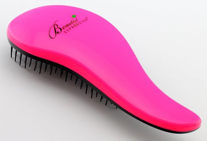 Detangling Hair Brush Set – Twin Pack Value – for Kids and Adults – Knot-Free, Tangle-Free, A Silky Smooth Shine! Set Comes in the Popular Colors of Pink and Blue