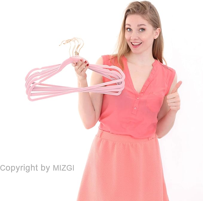 MIZGI Premium Velvet Hangers Heavy Duty - Image 9