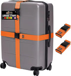 GORILLA GRIP Heavy Duty Adjustable Luggage Straps by GorillaGrip