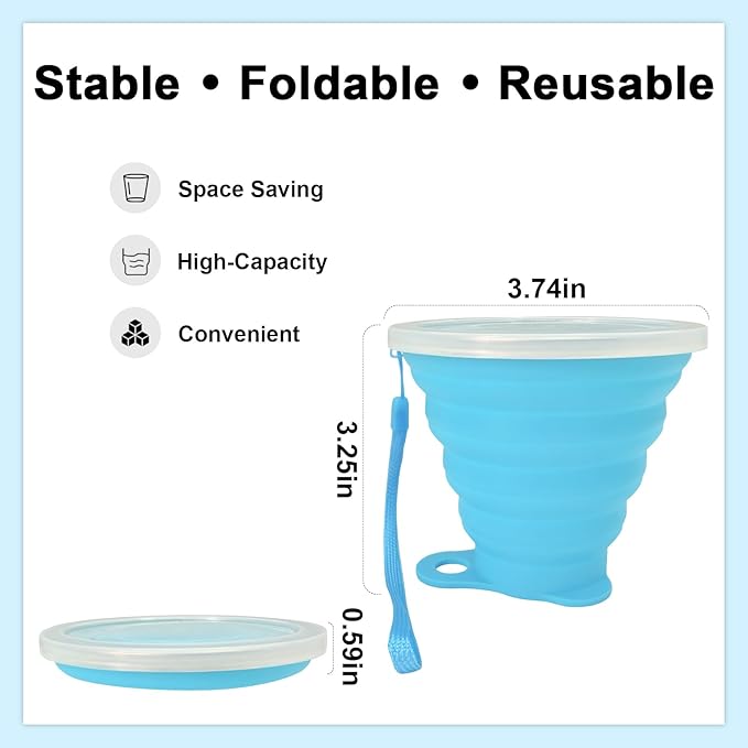 Guyuyii 4 Pack Collapsible Cup - Image 2