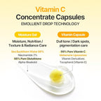 Vita C Capsule Cream - Korean Boba Vitamin C Moisturizer With Brightening Capsules, Lightweight Gel Face Cream For Radiant Skin, 50ml / 1.69 Fl Oz