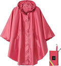 SaphiRose Unisex Rain Poncho Hooded Waterproof Raincoat by SaphiRose