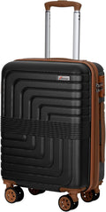 Romswi Expandable 22" Carry On Luggage, Hardshell Suitcase by Romswi