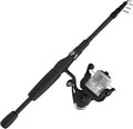 Zebco 33 Spinning Reel and Telescopic Fishing Rod Combo by Zebco