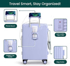 Nobl Travel Carry On Luggage, Noble Zipperless Aluminum Frame PC Hard Shell - Image 3