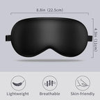 LULUSILK Mulberry Silk Sleep Eye Mask Blindfold - Image 7