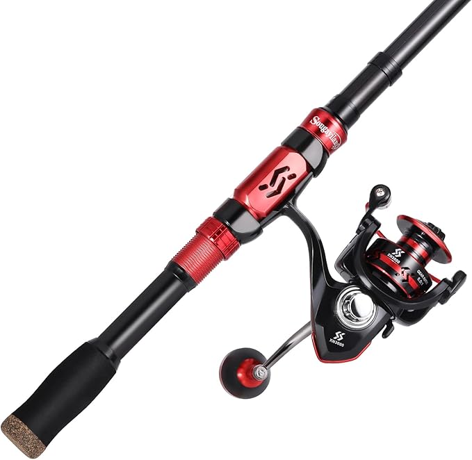 Sougayilang Fishing Pole with Spinning Reel Portable Fishing Rod Reel Combos - Image 2