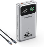 MOVE SPEED 145W Laptop Power Bank, PD 3.1 25, 000mAh Fast Charging Portable by MOVESPEED