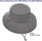 Sun Hats for Women Wide Brim Ponytail UV Protection Beach Hat Packable - Image 2